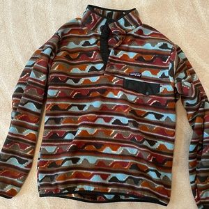 Patagonia pullover fleece hoodie